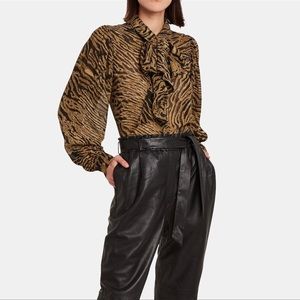 Ganni Button up top size 40